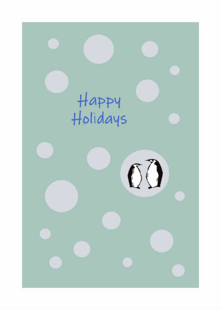 Penguin Holiday Greeting Card