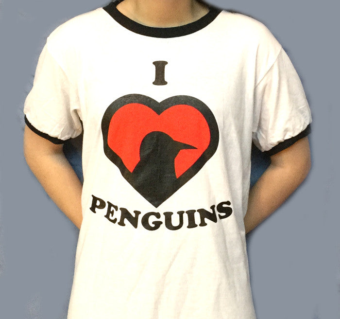 I Love Penguins T-shirt tee shirt penguin apparel