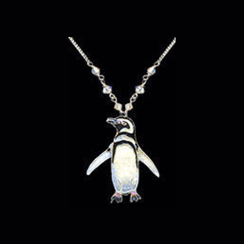 Penguin Pendant Elegant Jewelry Crystals Gift