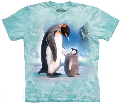 Penguin and Chick T-Shirt, Tee Shirt, Emperor, The Mountain