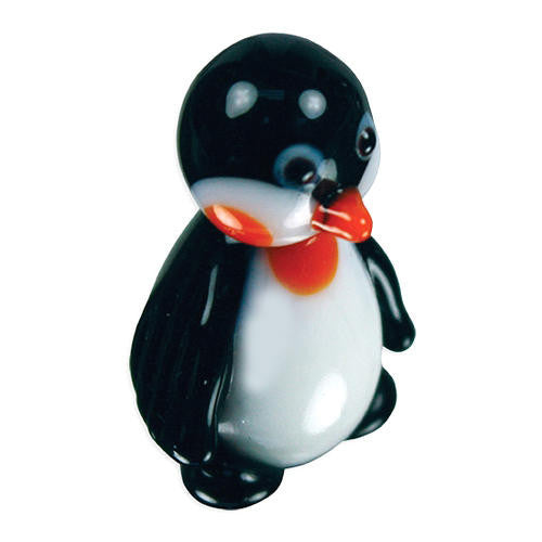 Penguin Glass Figurine Mini Miniature Gift
