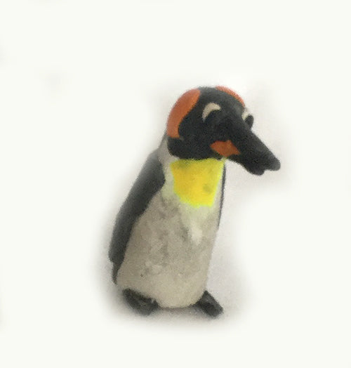 Clay Penguin Figurine (1 1/2" Tall)