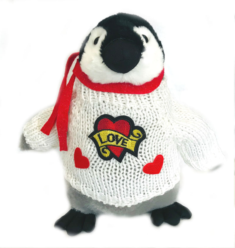 Penguin Plush Romantic Valentine Anniversary Valentine&