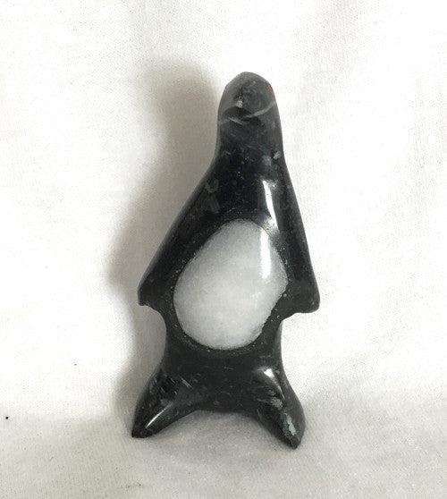 Penguin Marble Figurine (3" Tall)