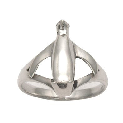 Sterling Silver Penguin Ring 