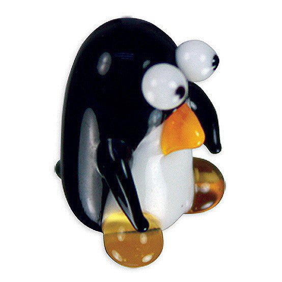 Peyton Penguin Glass Figurine (1" Tall)