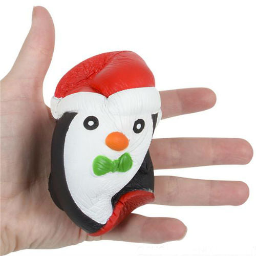 Santa Penguin Squeeze Claus Toy Stress Reliever Christmas Gift