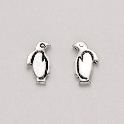 Sterling Silver Mini Penguin Earrings Jewelry