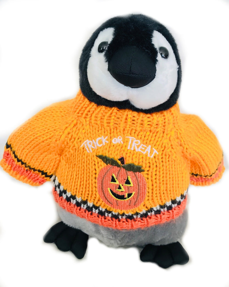 Halloween Trick or Treat Penguin Plush (10" Tall)