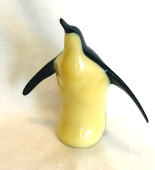 Penguin Wings Out Bone China Figurine (4" Tall)